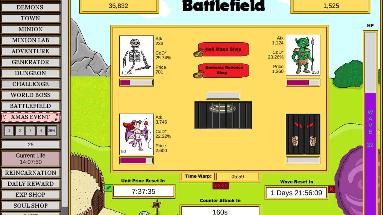 Wizard and Minion Idle screenshot 1