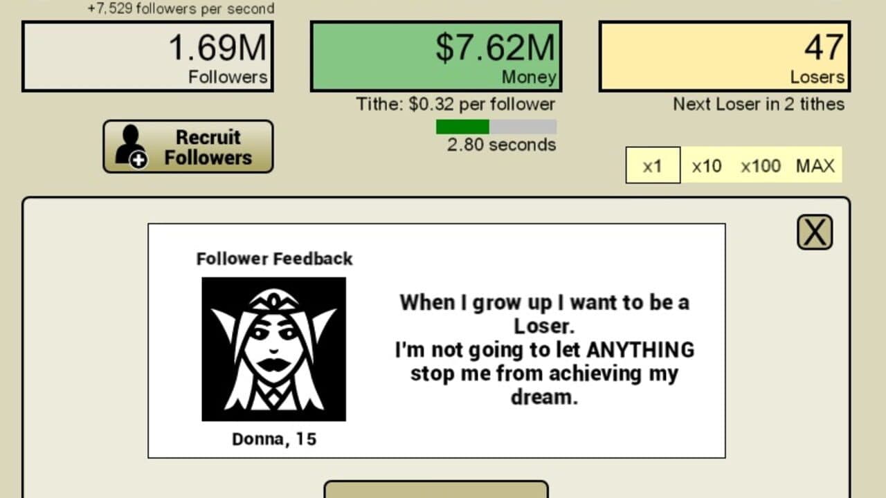 Religious Idle screenshot 1