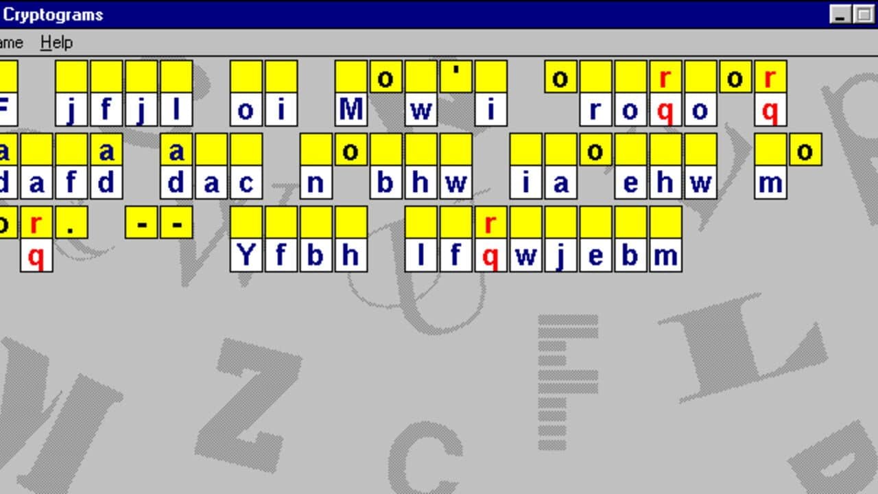 Cryptograms screenshot 1