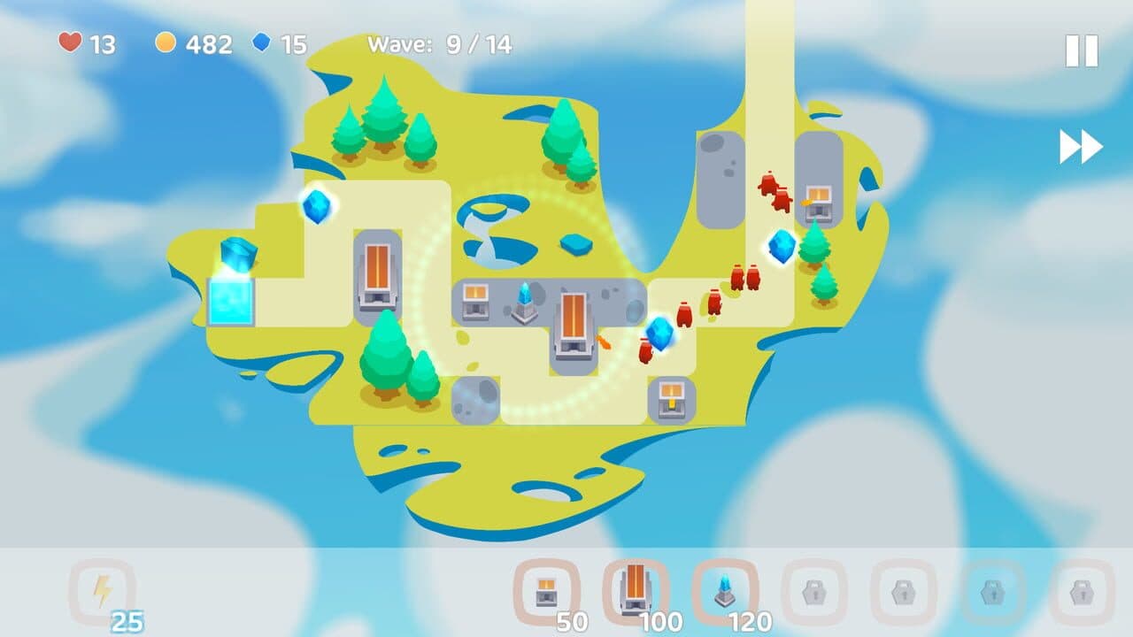 Sky TD: Tower Defense Strategy Game thumbnail 3