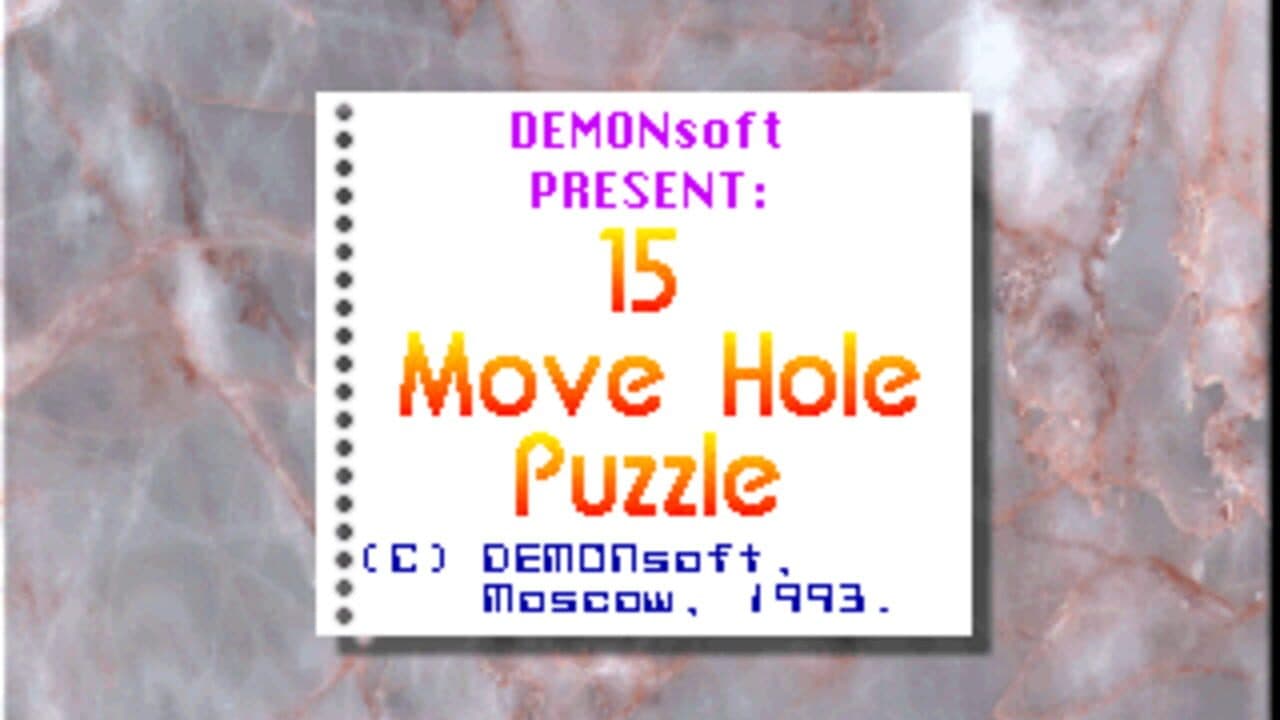 15 Move Hole Puzzle thumbnail 2
