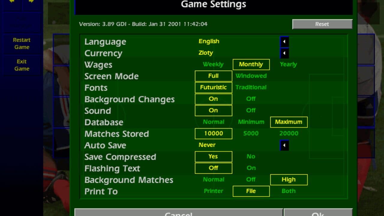Championship Manager: Season 00/01 thumbnail 3