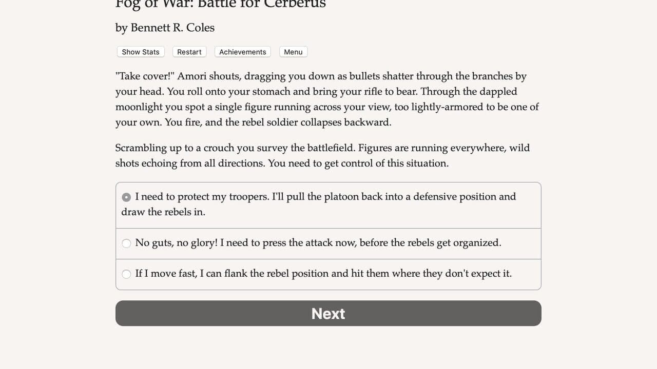 Fog of War: The Battle for Cerberus screenshot 1