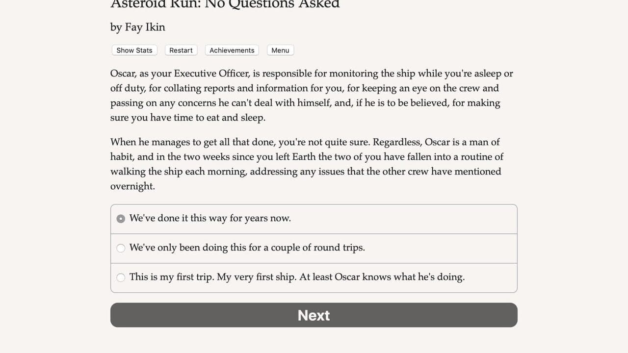 Asteroid Run: No Questions Asked screenshot 1