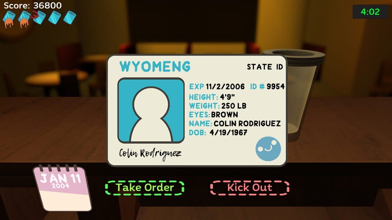 Uh Oh Bartender screenshot 1