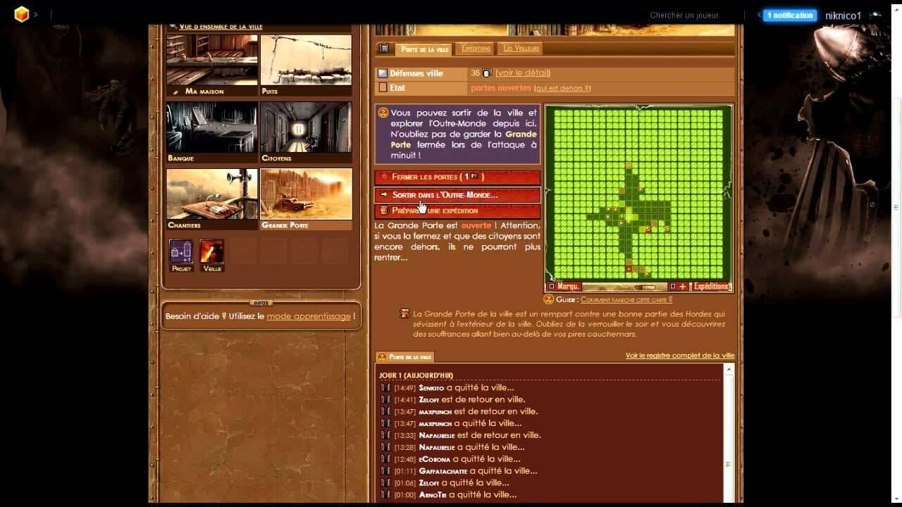 Die2Nite screenshot 1