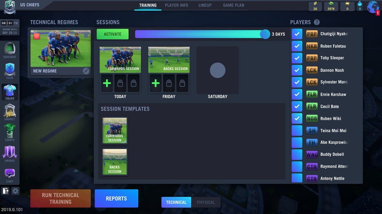 Blackout Rugby Manager thumbnail 4