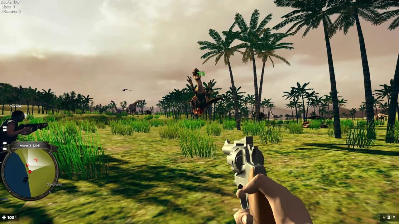 Dinosaur Hunting Patrol 3D Multiplayer Online screenshot 1