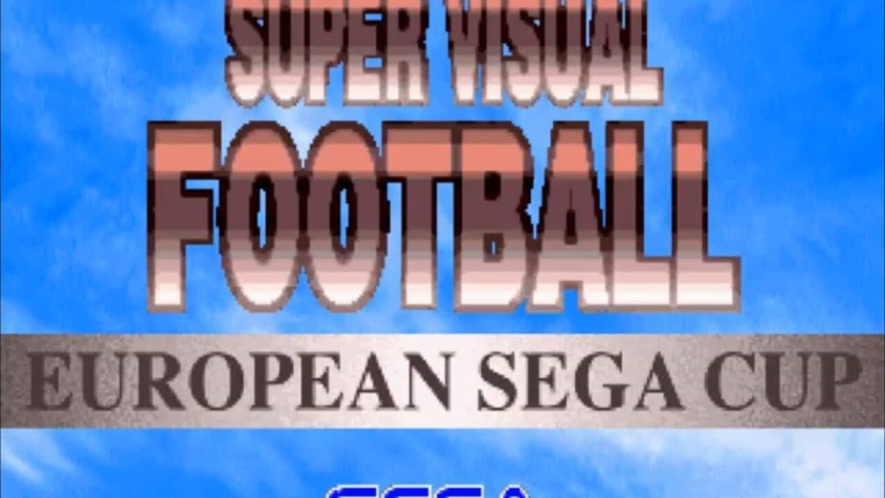 Super Visual Football European Sega Cup screenshot 1