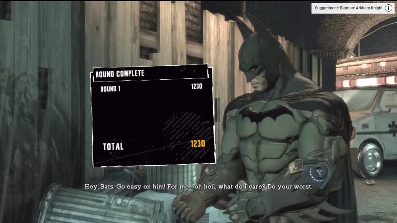 Batman: Arkham Asylum - Crime Alley Challenge Map screenshot 1