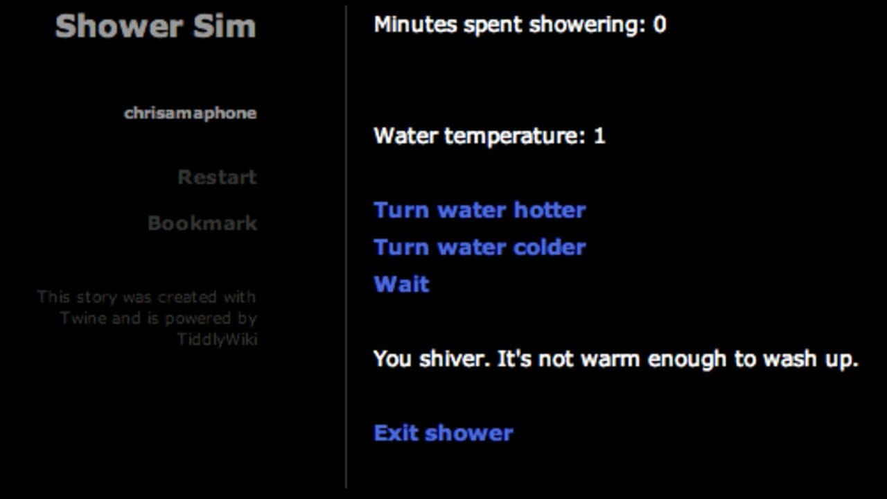 Shower Sim screenshot 1