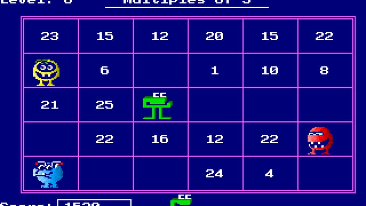 Number Munchers screenshot 1