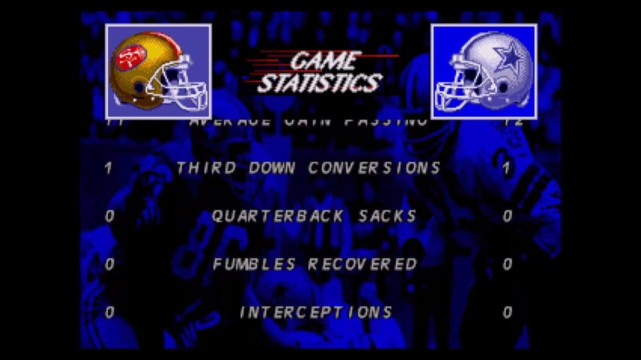 NFL's Greatest: San Francisco vs. Dallas 1978-1993 screenshot 1