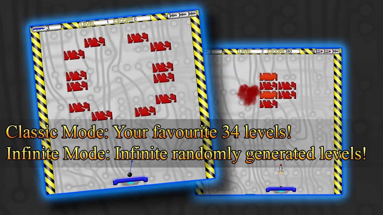 Brick Breaker Remix screenshot 1