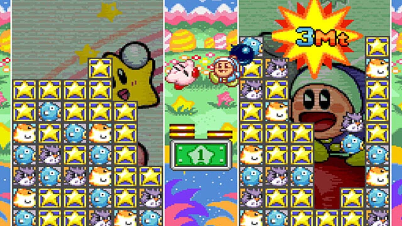 Kirby's Star Stacker screenshot 1