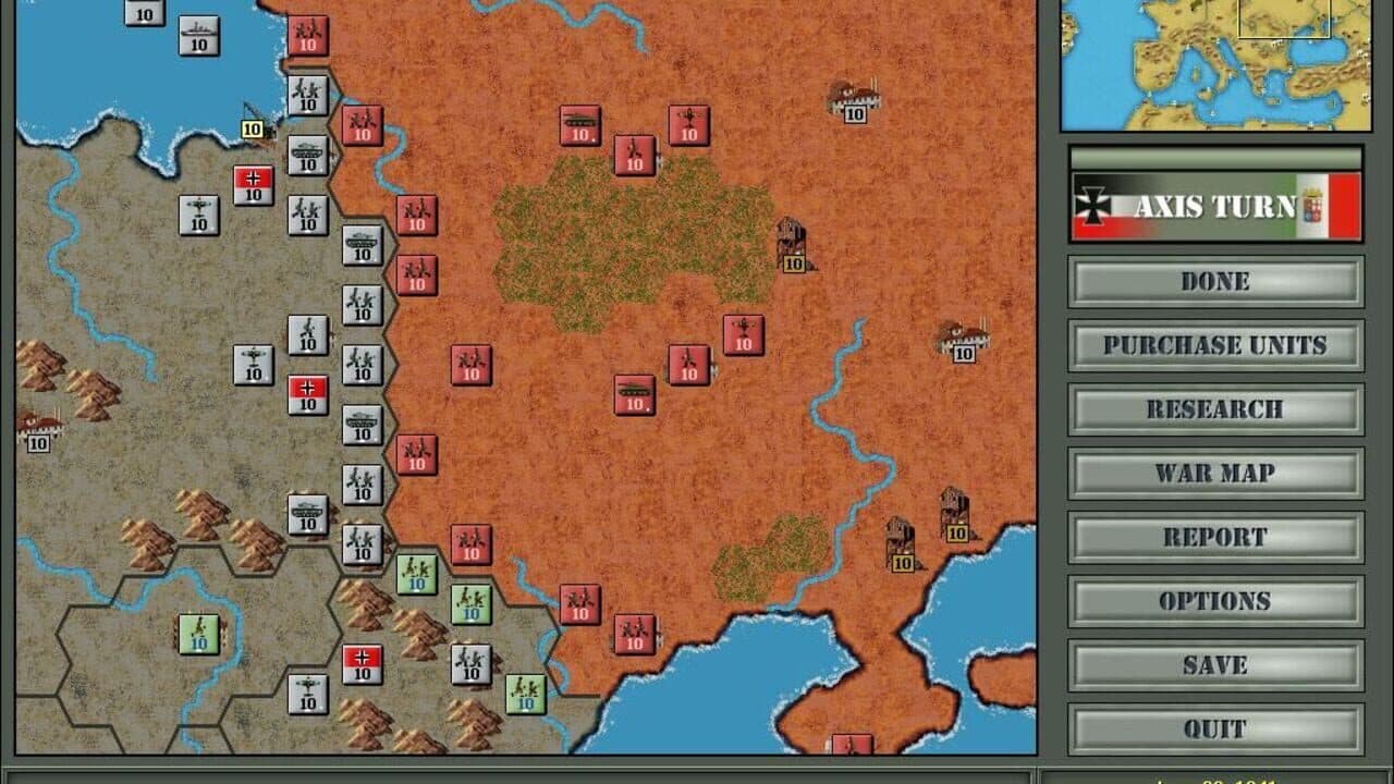 Strategic Command: European Theater screenshot 1