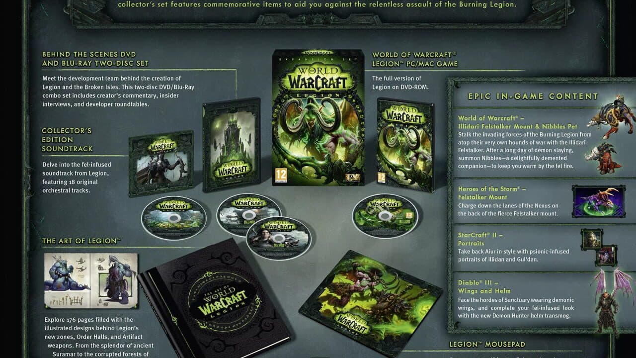World of Warcraft: Legion - Collector's Edition thumbnail 6