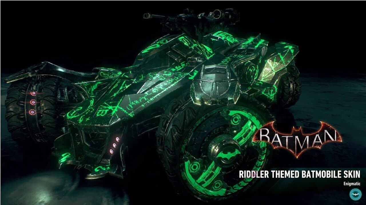 Batman: Arkham Knight - Riddler Themed Batmobile Skin thumbnail 4