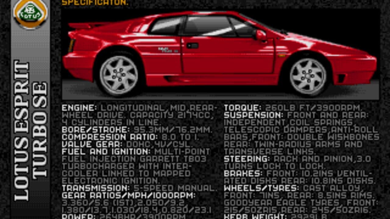 Lotus Esprit Turbo Challenge thumbnail 3