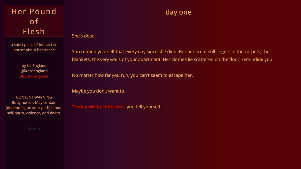Her Pound of Flesh screenshot 1