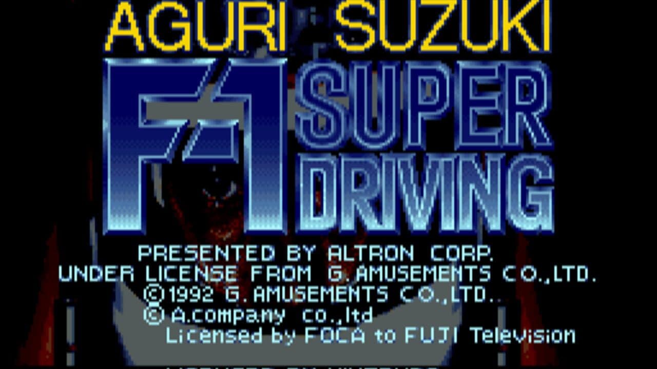 Aguri Suzuki F-1 Super Driving screenshot 1