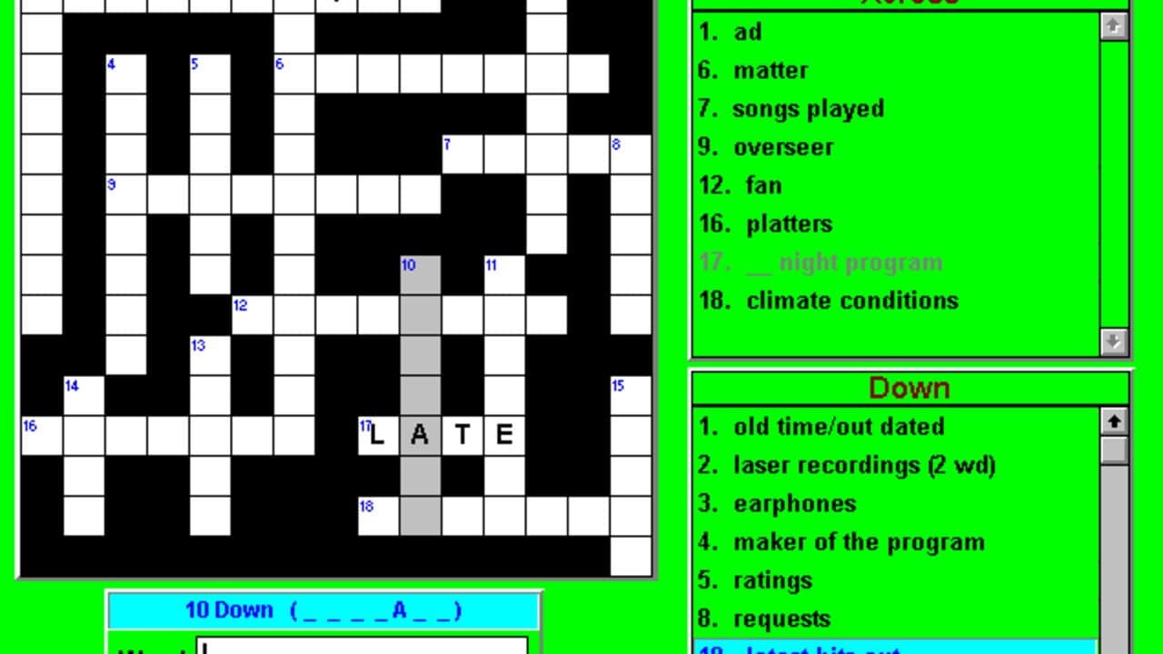 Crosswords & More for Windows thumbnail 3