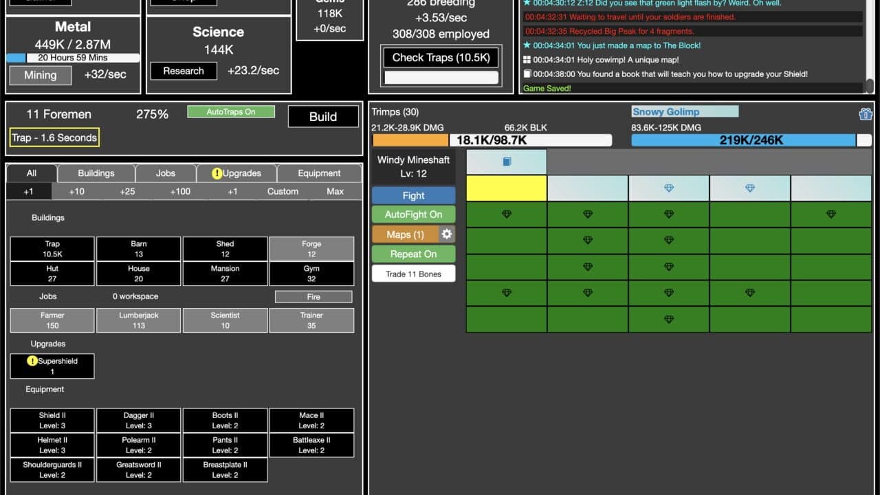 Trimps screenshot 1
