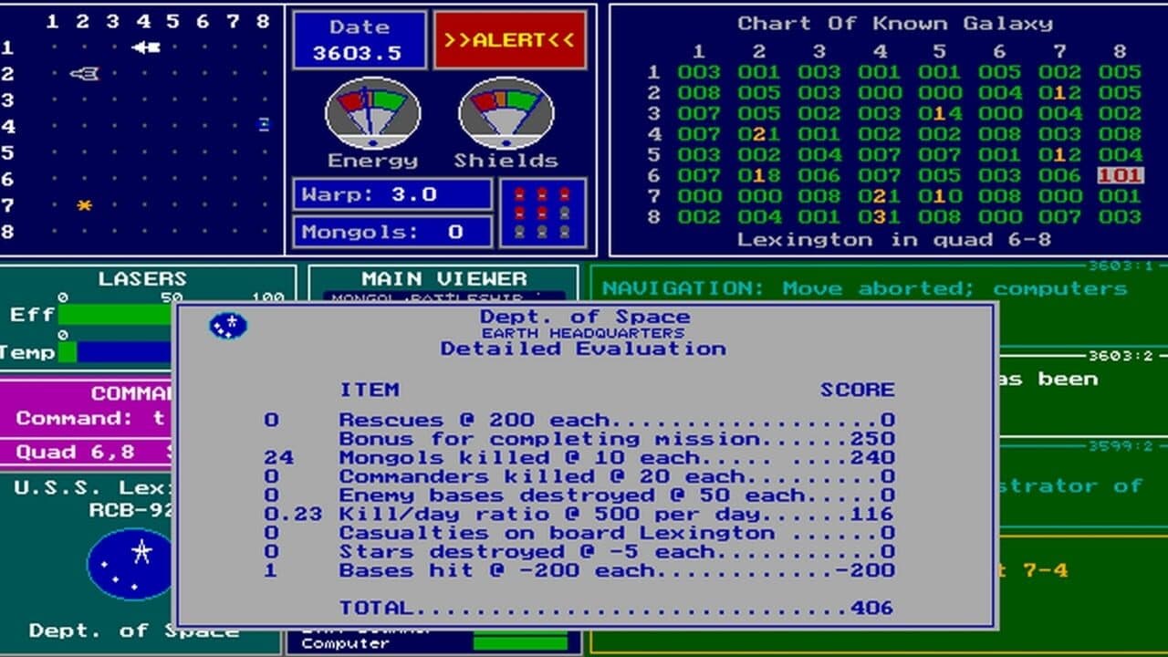 EGA Trek screenshot 1