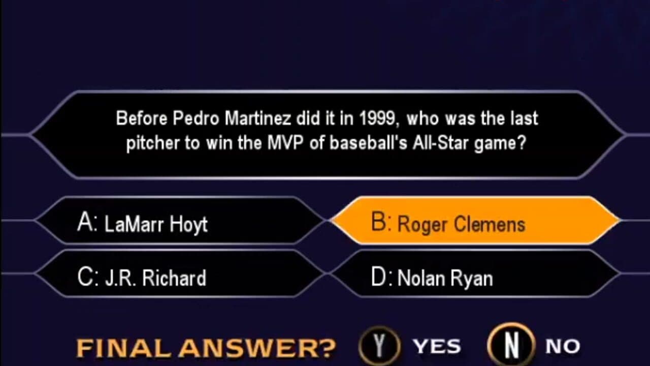 Who Wants to Be a Millionaire: Sports Edition thumbnail 2