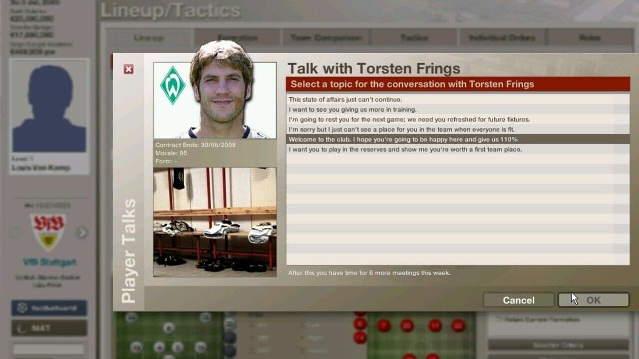FIFA Manager 06 screenshot 1