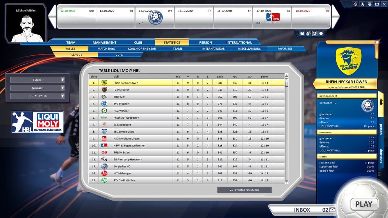Handball Manager 2021 thumbnail 2