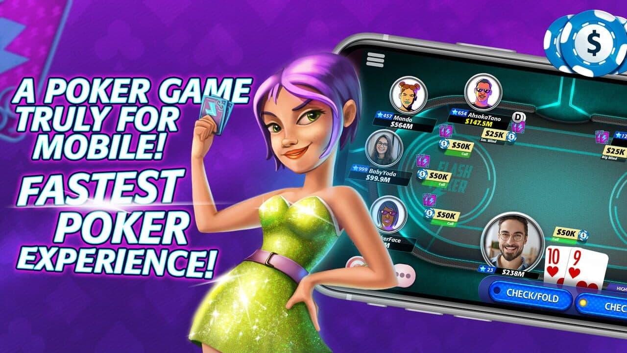 Flash Poker - Texas Holdem screenshot 1