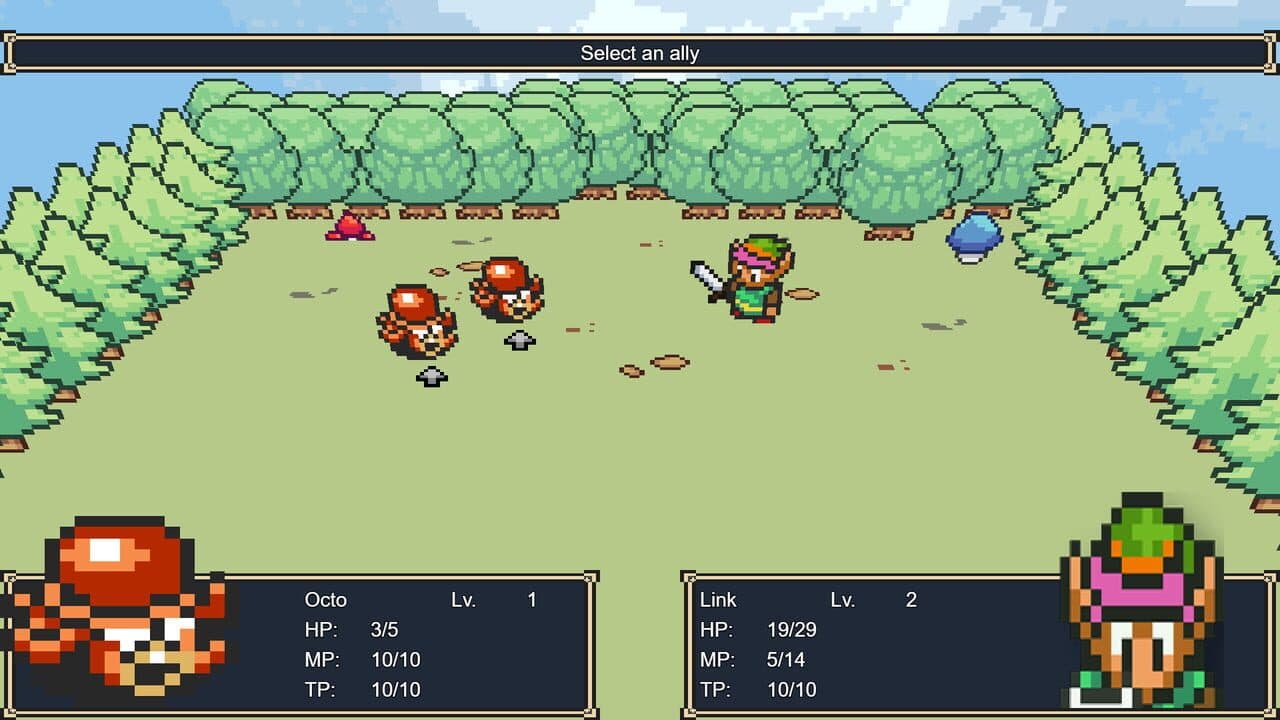 Paper Zelda RPG screenshot 1