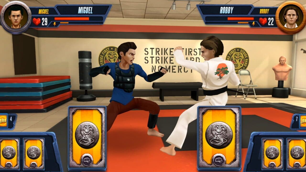 Cobra Kai: Card Fighter screenshot 1
