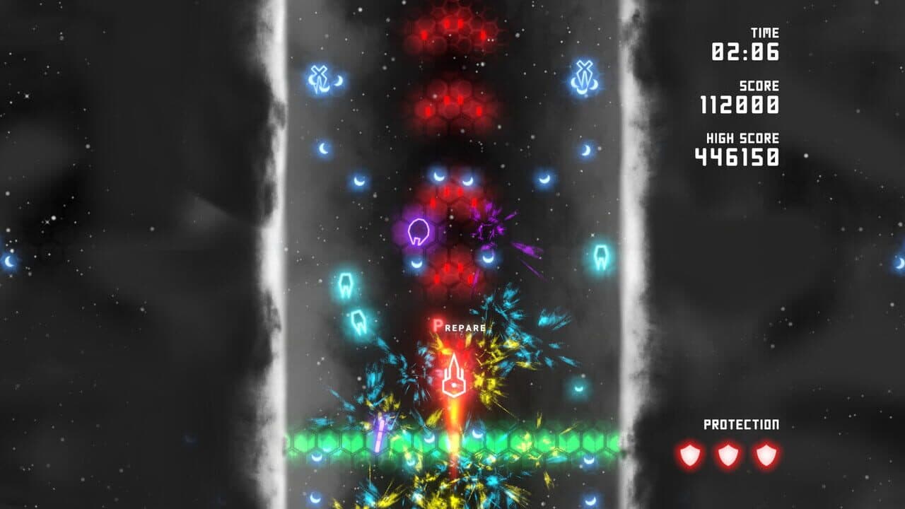 Neon Ships: The Type'em Up Shooter thumbnail 2