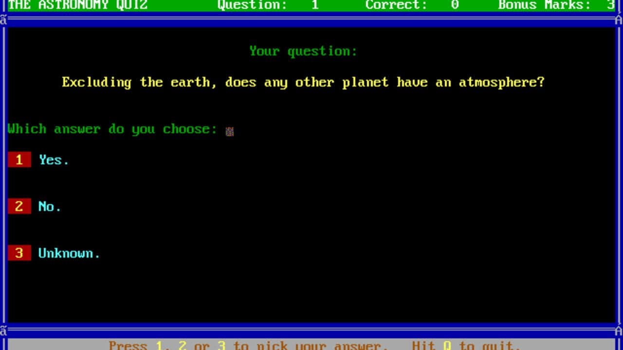 The Astronomy Quiz thumbnail 3