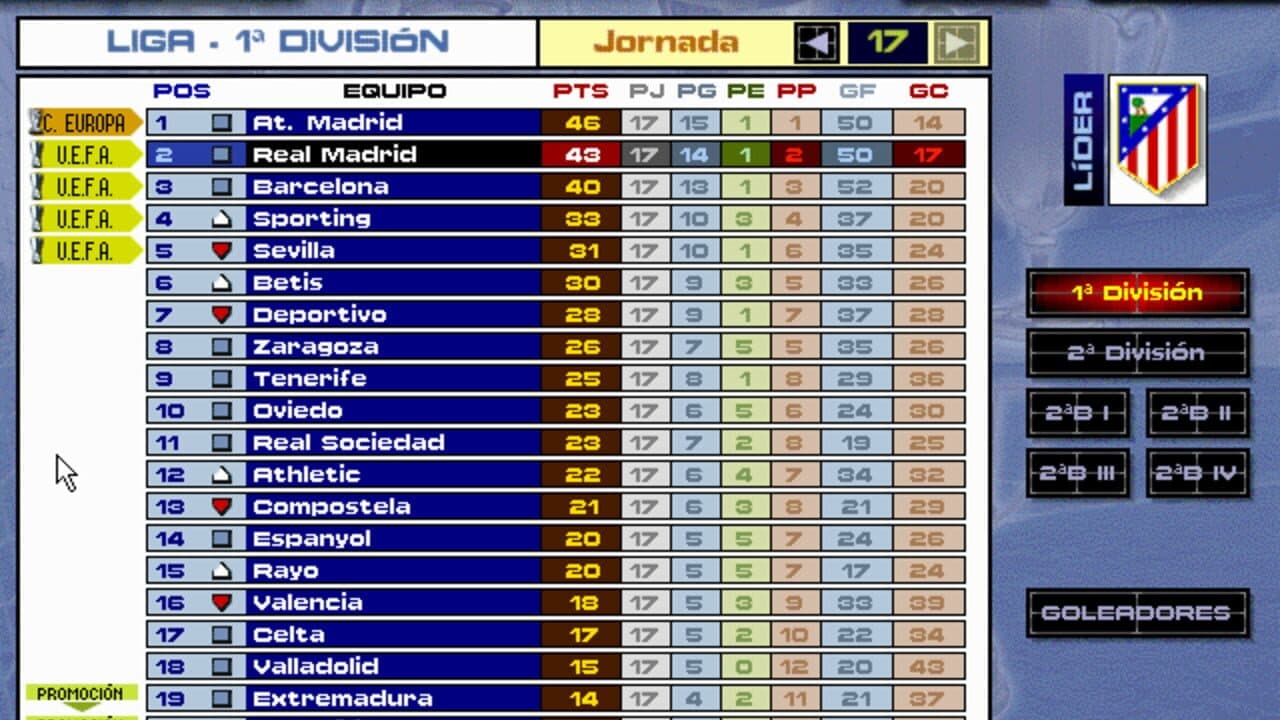 PC Fútbol 5.0 thumbnail 3
