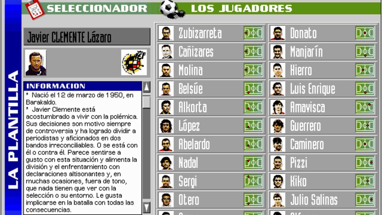 PC Selección Española de Fútbol Eurocopa '96 thumbnail 2