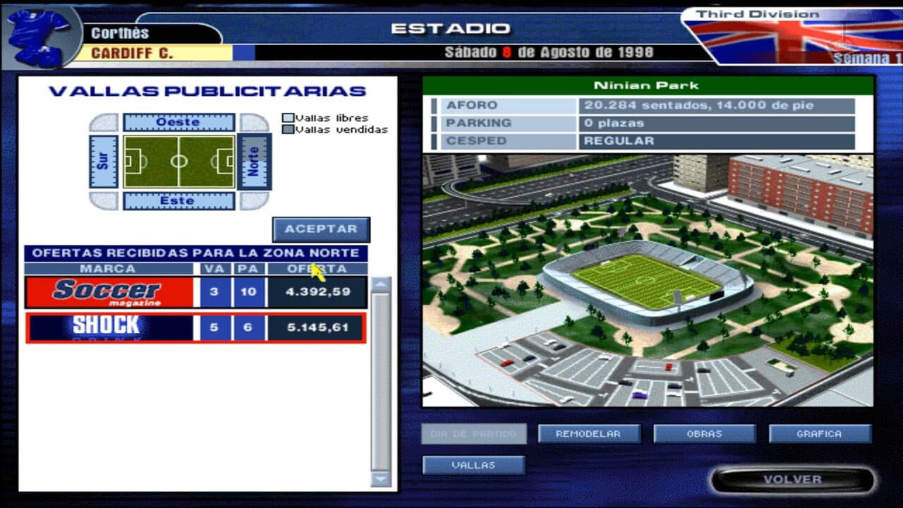 PC Fútbol Edición Oro screenshot 1