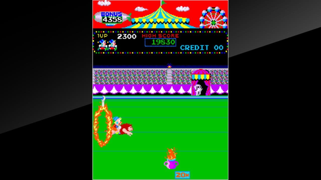 Arcade Archives: Circus Charlie screenshot 1