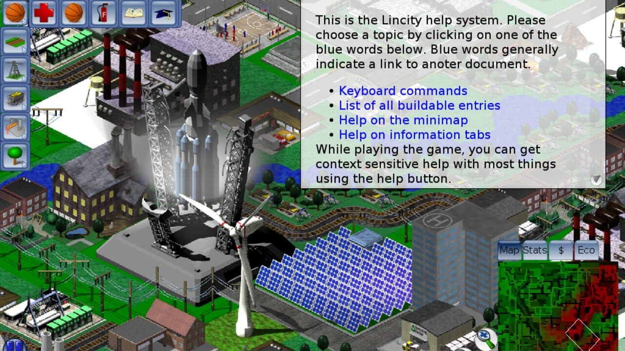 LinCity-NG screenshot 1