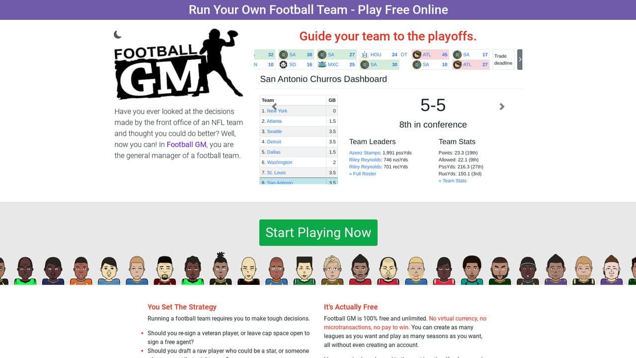 Football GM screenshot 1