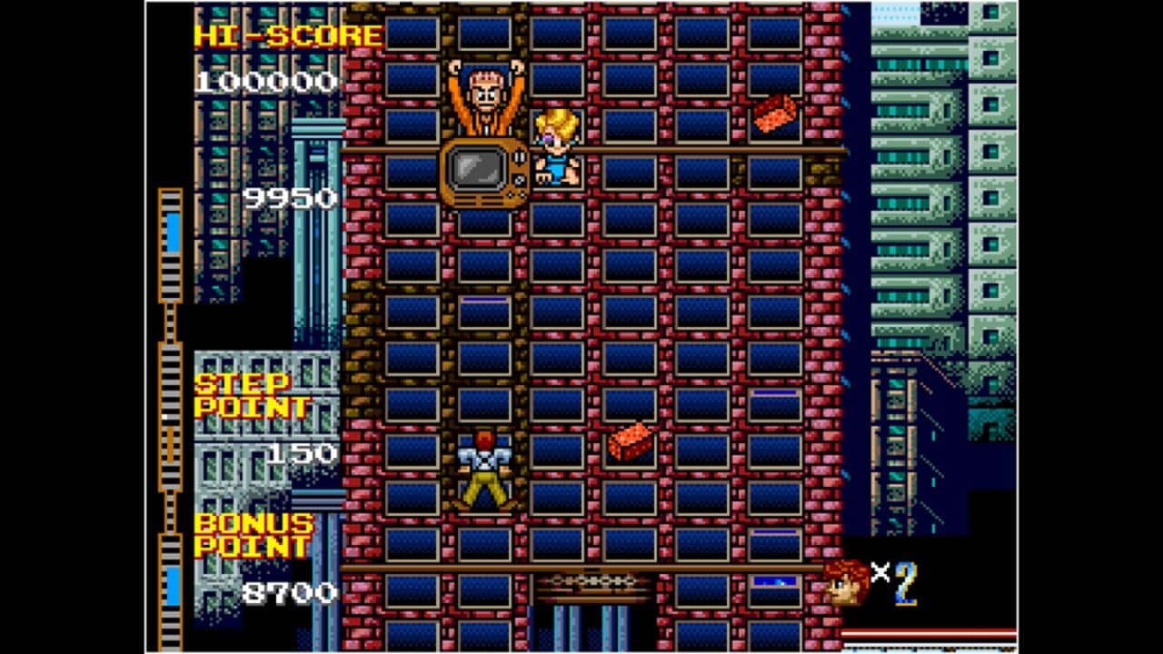 Arcade Archives: Crazy Climber 2 screenshot 1
