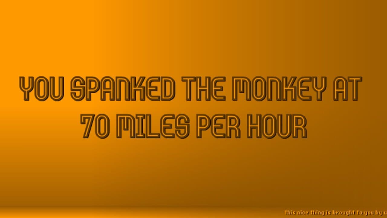 Spank the Monkey screenshot 1