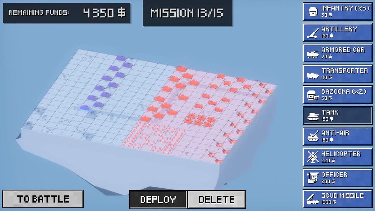 Voxel Battle Simulator screenshot 1