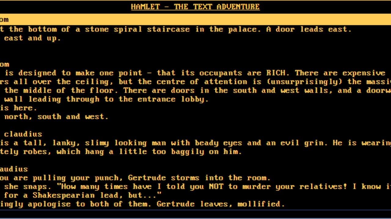 Hamlet: The Text Adventure thumbnail 2