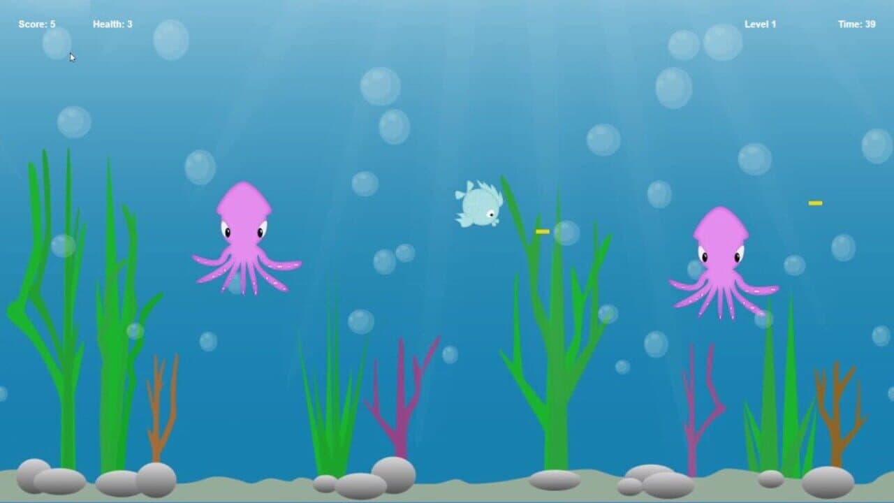Blue Fish and Underwater Worlds screenshot 1