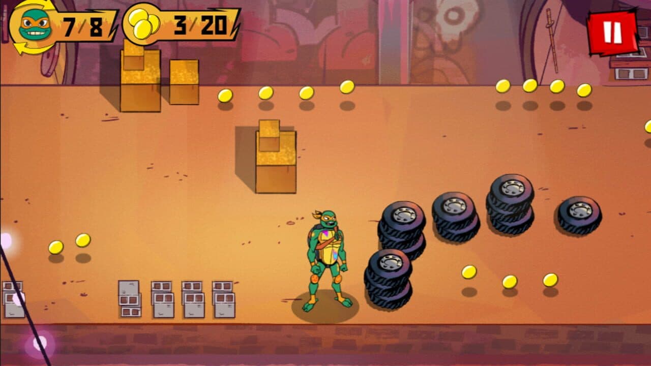 Rise of the Teenage Mutant Ninja Turtles: Bumper Bros screenshot 1