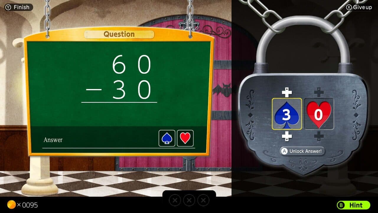Calculation Castle: Greco's Ghostly Challenge "Subtraction" screenshot 1