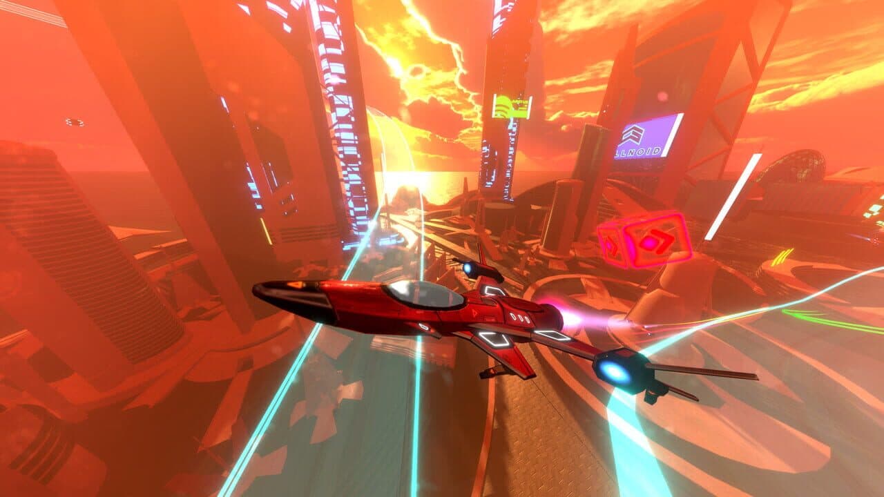 Neon Wings: Air Race screenshot 1